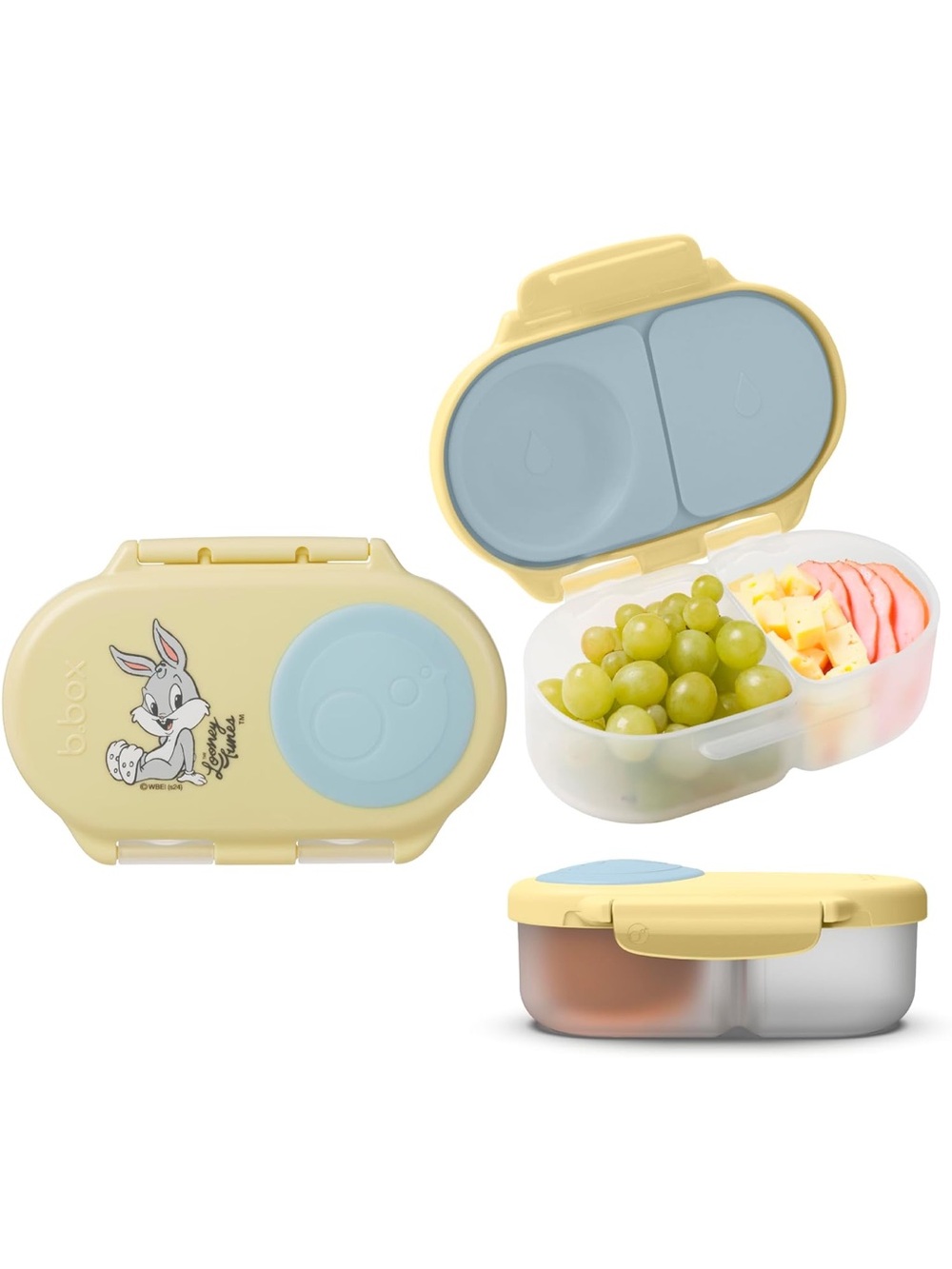 B.Box Kids Lunch Box Food Container Yellow Looney Tunes